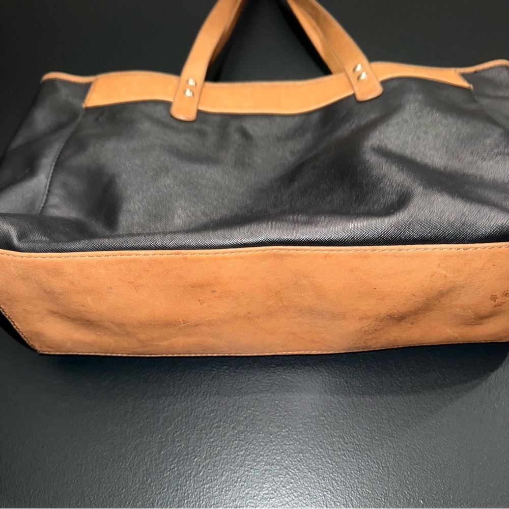 Fossil Audri Singnature Leather Shopper Tote Bag - Picture 14 of 16